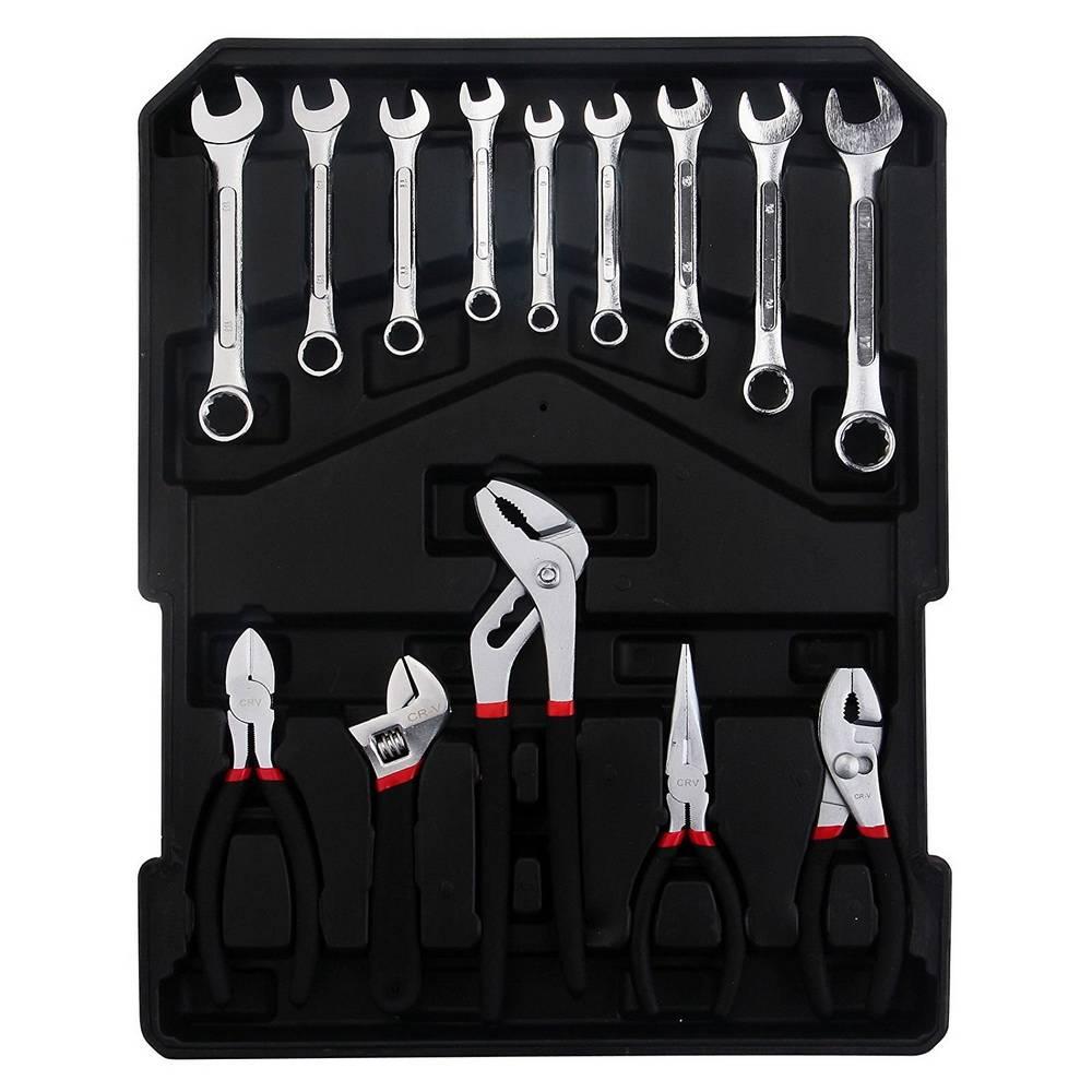 "Happyline" 799pcs Aluminum Trolley Case Tool Set Silver