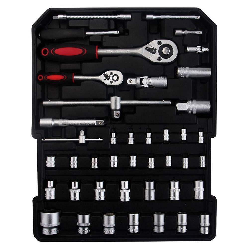 "Happyline" 799pcs Aluminum Trolley Case Tool Set Silver