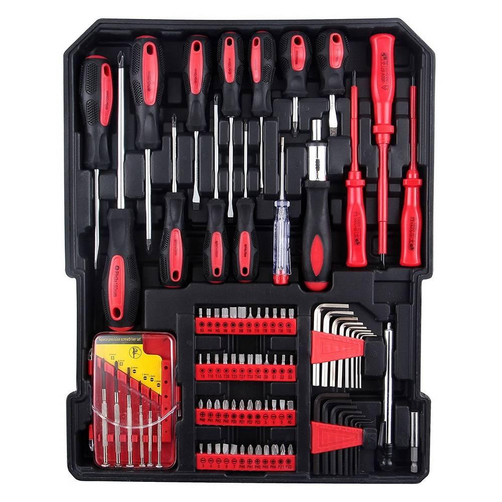"Happyline" 799pcs Aluminum Trolley Case Tool Set Silver