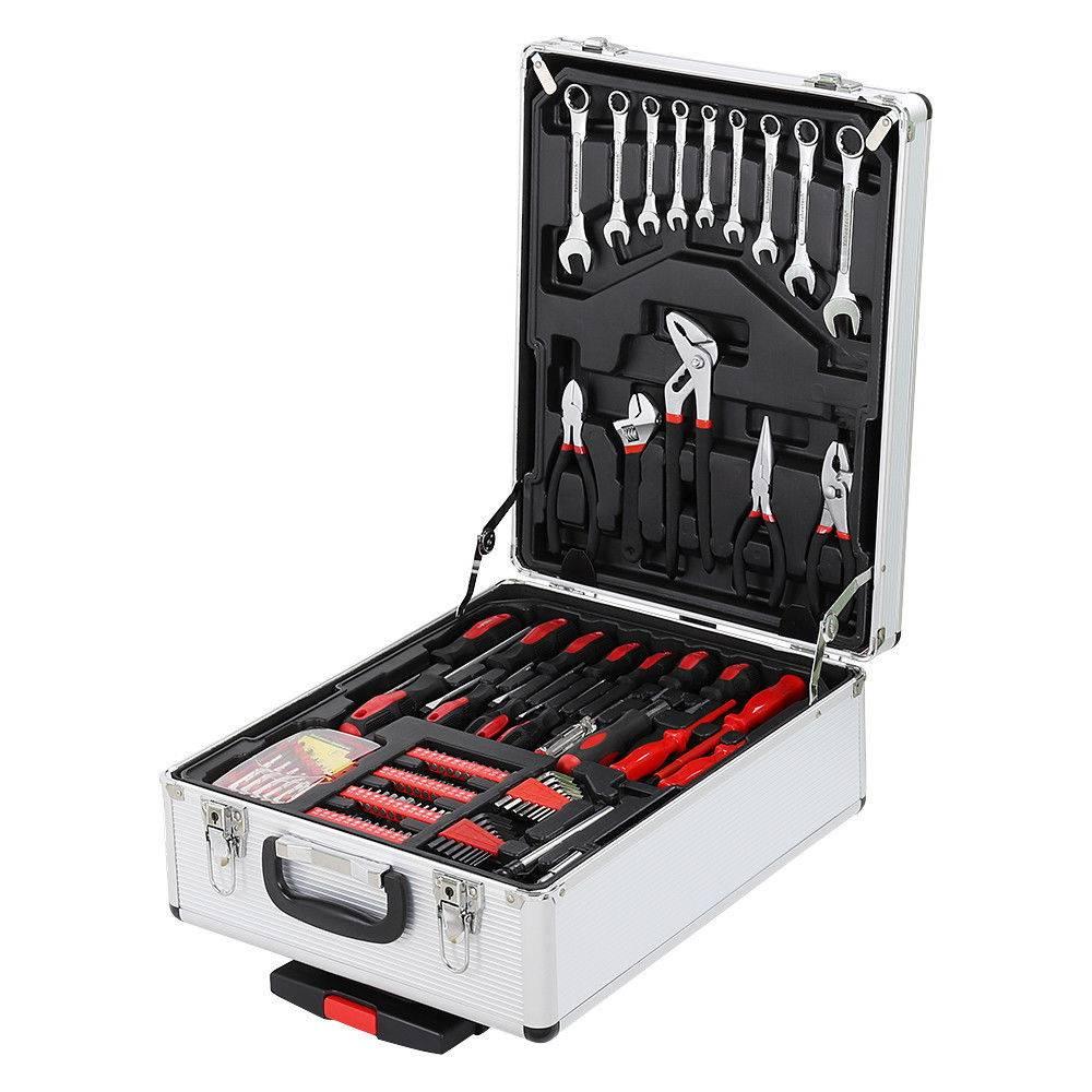 "Happyline" 799pcs Aluminum Trolley Case Tool Set Silver