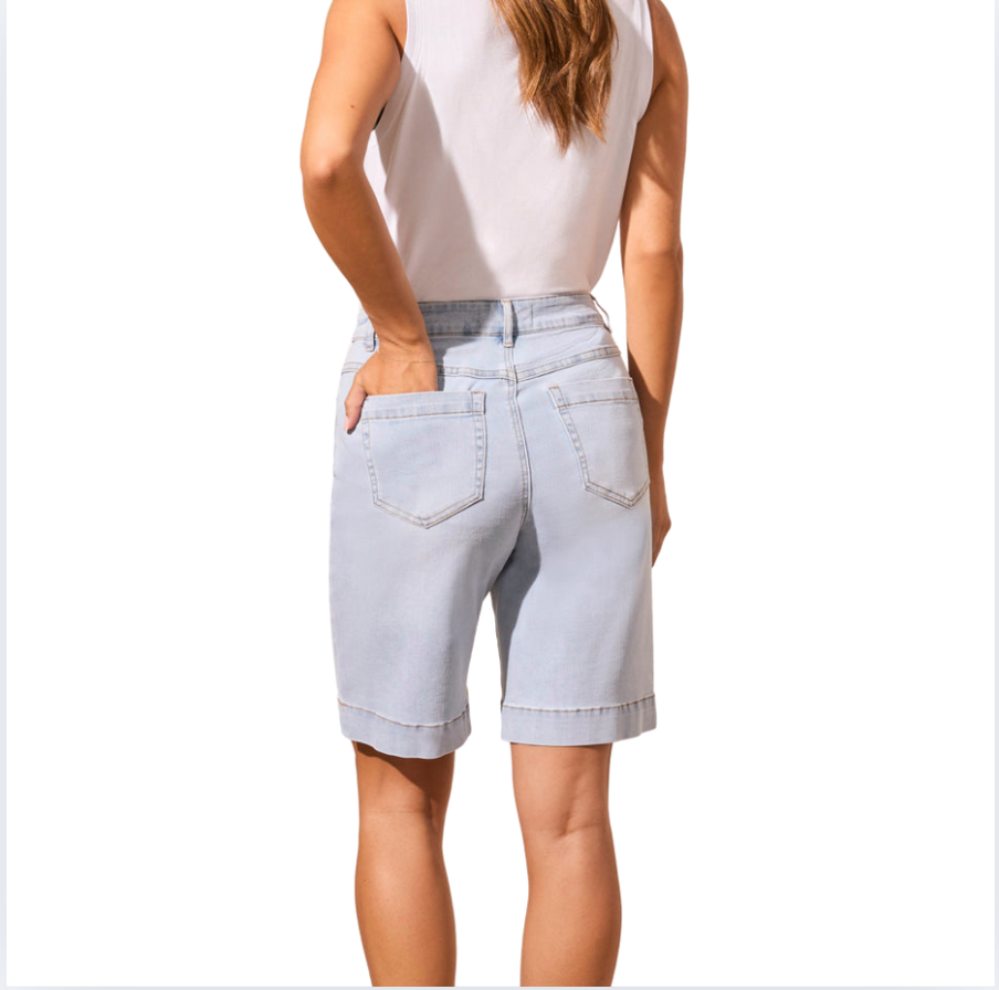 AUDREY PULL ON A-LINE BERMUDA
